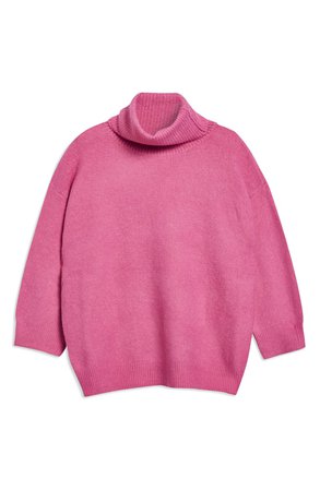 Topshop Oversize Turtleneck Sweater | Nordstrom