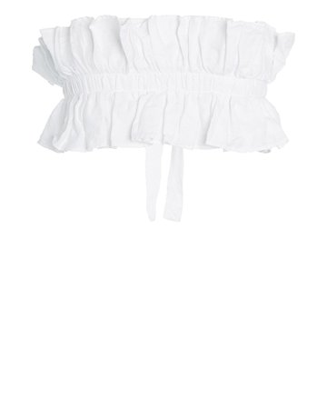White Story | Operato Pleated Linen Bustier | INTERMIX®