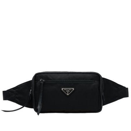 PRADA Nylon and leather belt bag