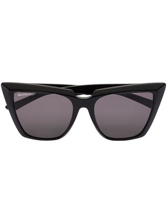 Shop Balenciaga Eyewear tinted cat-eye sunglasses with Express Delivery - FARFETCH