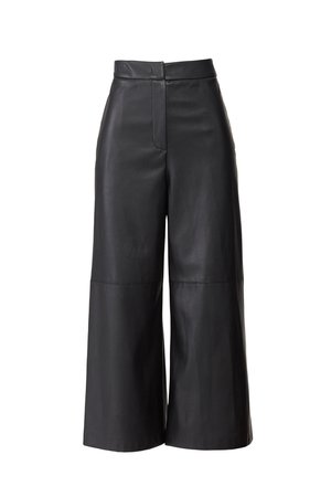 Faux Leather Culotte Pants by Goen. J for $85 | Rent the Runway