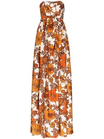 Dodo Bar Or Zaza Floral Print Maxi Dress - Farfetch