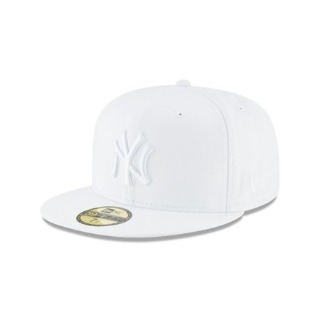 New York Yankees Whiteout Basic 59FIFTY Fitted Hats | New Era Cap