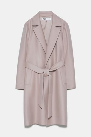 BELTED COAT - NEW IN-WOMAN | ZARA United States tan