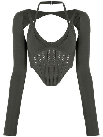 Dion Lee Cropped corset top