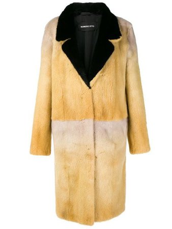 Numerootto Fur Long Coat - Farfetch