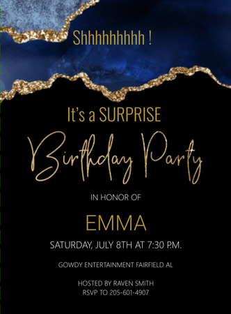birthday invite