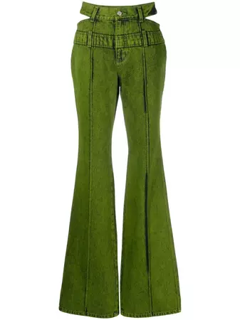 Andersson Bell cut-out straight-leg Jeans - Farfetch