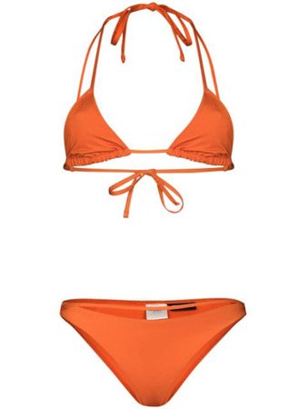 Shop orange Jacquemus Le Maillot Peirado bikini set with Express Delivery - Farfetch