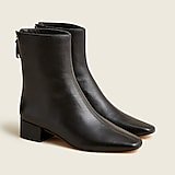 J.Crew: Roxie Center-seam Ankle Boots In Leather For Women
