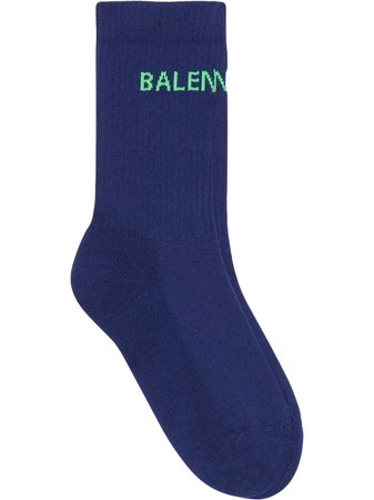 Balenciaga logo-intarsia Socks - Farfetch