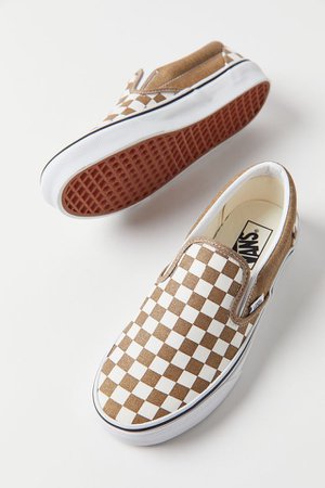 Vans Retro Checkerboard Slip-On Sneaker | Urban Outfitters