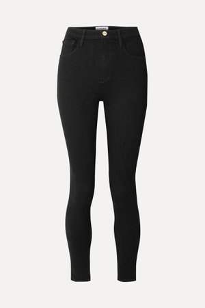 Black Ali high-rise skinny jeans | FRAME | NET-A-PORTER