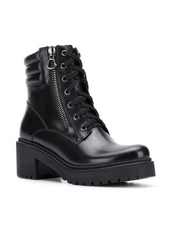 Moncler zip side cargo boots