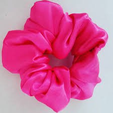 hot pink scrunchie - Google Search