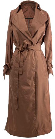 Trench Coat With Sleeve Details