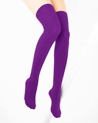 purple thigh high socks - Google Search