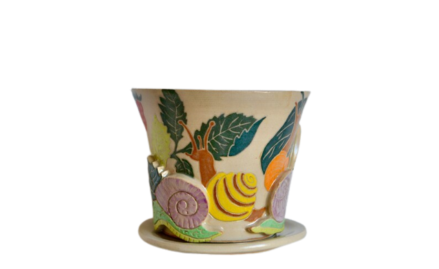 Custom Handmade Ceramic Planter by  WormsCeramics