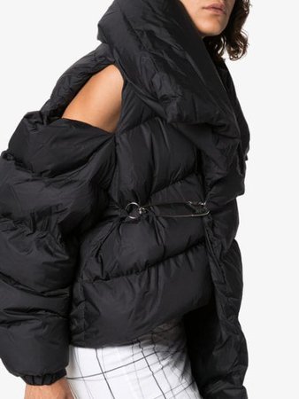 Marques'Almeida safety-pin Deconstructed Puffer Jacket - Farfetch