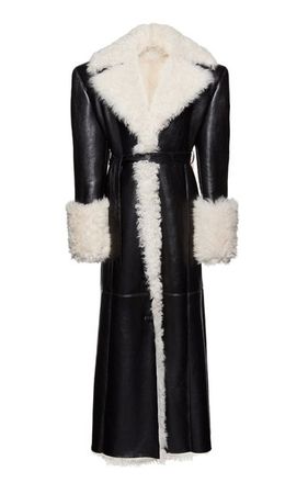Shearling Leather Coat By Magda Butrym