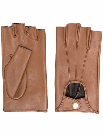 Manokhi fingerless button gloves