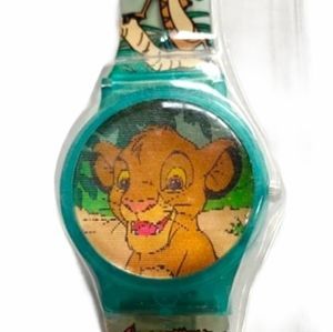 Disney | Accessories | Authentic Disney The Lion King Simba Vtg 9s Digital Watch Nip | Poshmark