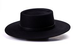 The Hodge Black Wool Felt Bolero Hat | Classic and Versatile Fashion Accessory