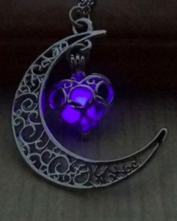 Purple Moon necklace