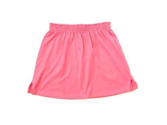 Vintage Pink Soffe Mini Skirt | Etsy