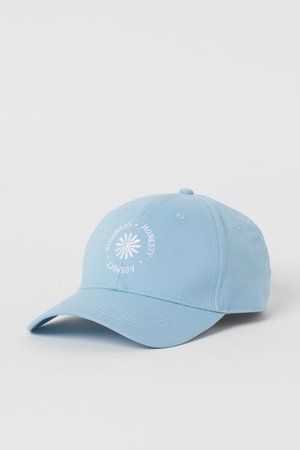 Cotton twill cap - Light blue - Ladies | H&M