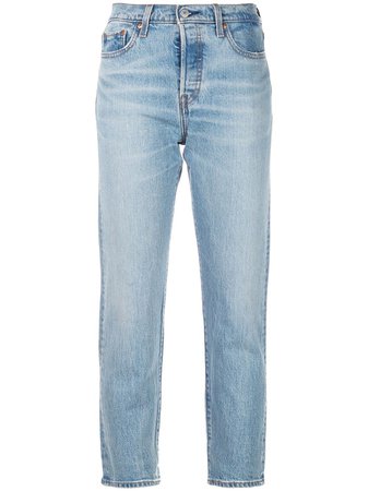 Levi's Crop Tapered Jeans - Farfetch