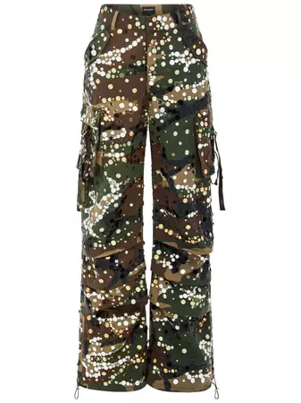Retrofete Alexia camouflage-print Trousers - Farfetch