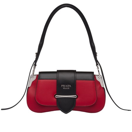Prada Sidonie leather shoulder bag (Red) | Prada