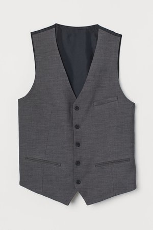 Suit Vest - Dark gray melange - Men | H&M US