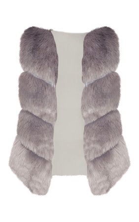 Grey Faux Fur Bubble Gilet | Coats & Jackets | PrettyLittleThing