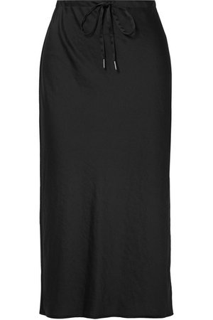 alexanderwang.t | Crinkled-satin midi skirt | NET-A-PORTER.COM