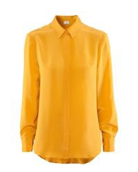 H&M Blouse in Mustard (Yellow) - Lyst