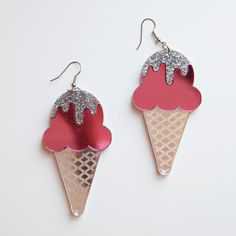 Ice Cream Earrings - Pinterest