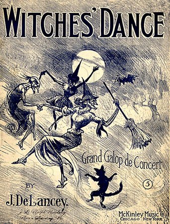 RARE The WITCHES Dance. Digital HALLOWEEN Download. Vintage | Etsy