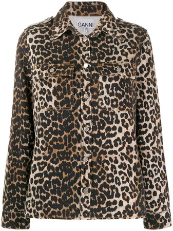 GANNI leopard jacket
