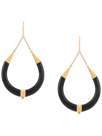 Isabel Marant Horn Drop Earrings | Farfetch.com