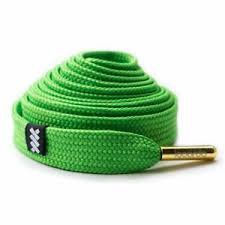 green shoelace belt
