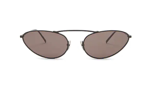 SAINT LAURENT Metal Cat Eye Sunglasses
