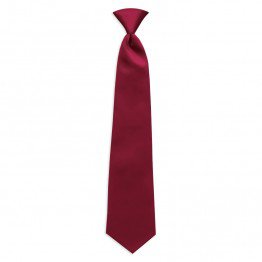 Apple Red Tie Mens Pre-Tied Satin | Perfect Tux