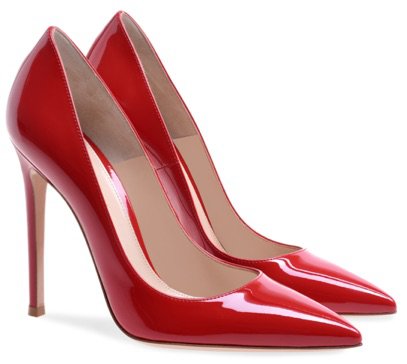 GIANVITO ROSSI Red Patent Heels