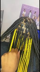 yellow and black braids  - Google Search