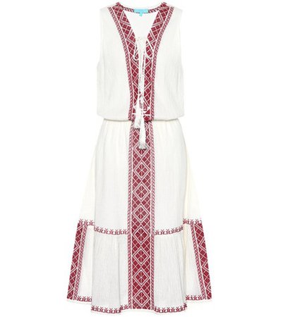 Gwyneth cotton midi dress