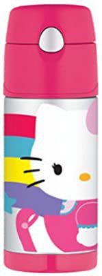 Amazon.com: Thermos Funtainer Bottle, Hello Kitty Rainbow: Kitchen & Dining