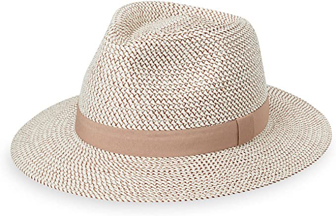 Wallaroo Hat Company Women’s Petite Charlie Sun Hat – UPF 50+, Adjustable, Packable, Designed in Australia, Ivory/Taupe, Small at Amazon Women’s Clothing store