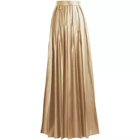 gold maxi skirt - Google Search